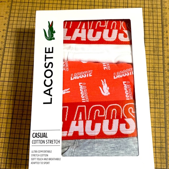 LACOSTE 🐊 CASUAL BOXER BRIEFS. - Picture 1 of 7